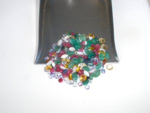 25 Carat Emeralds, Rubies, Sapphires, Tanzanite, Opals Precious Gem Mix