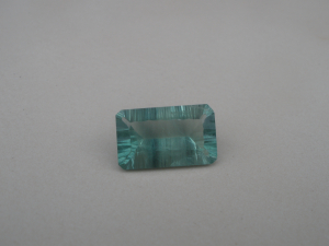 Fluorite Green Emerald Loose Faceted Natural Gem 20 x 12mm