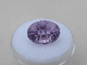 Amethyst Oval Laser Cut Gem 14 x 10mm