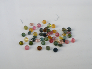 3mm Tourmaline round gem mix parcel lot over 5 carat