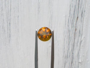 Golden Yellow Mystic Quartz Round Gem 8mm