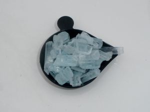 Aquamarine crystal rough gem mix parcel over 50 carats
