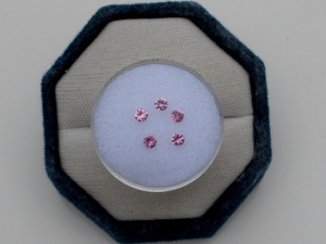 5 Pink Natural Sapphire Round Loose Faceted Gems 2.8mm