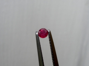 Red Ruby round loose gem 3mm