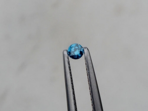 Blue diamond loose rounds 2.5mm